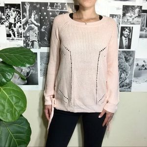 Light pink SO knit sweater